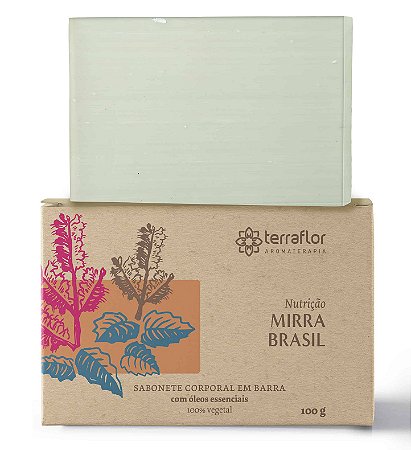 Terra Flor Sabonete Corporal Nutrição Mirra Brasil 100g