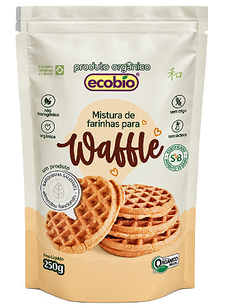 Ecobio Mistura de Farinhas Para Waffle Orgânica 250g