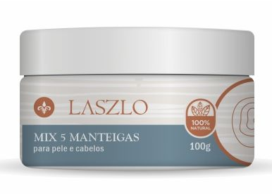 Laszlo Mix de 5 Manteigas Cabelo e Corpo 100g