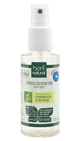 Boni Natural Desodorante Melaleuca e Toranja Spray 120ml