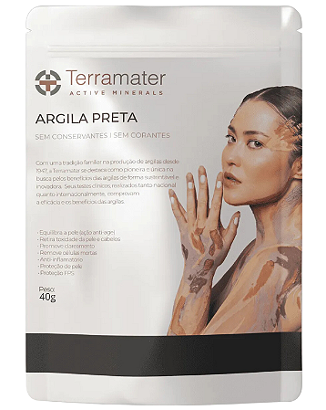 Terramater Argila Preta 40g