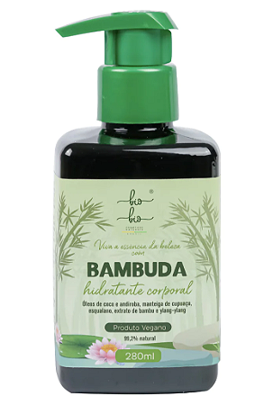 BioBio Bambuda Hidratante Corporal com Esqualano Vegetal 280ml