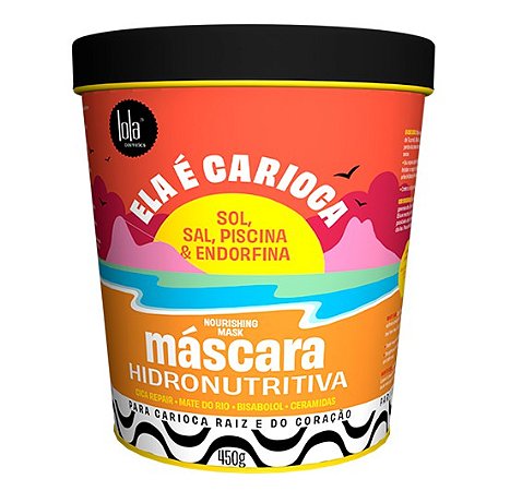 Lola Ela é Carioca Máscara Capilar Hidronutritiva 450g