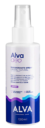 Alva Desodorante Spray Cristal Natural Lavanda 120ml