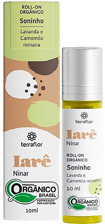 Terra Flor Iarê Ninar Roll-on Orgânico Soninho com Lavanda e Camomila 10ml