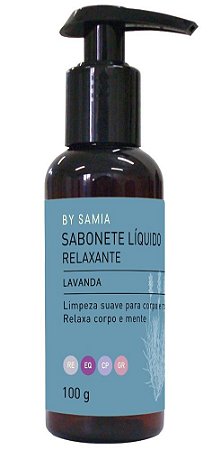By Samia Relaxante Sabonete Líquido Lavanda 100g