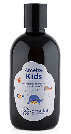 Ameize Kids Sabonete Líquido Hipoalergênico Sem Perfume 250ml