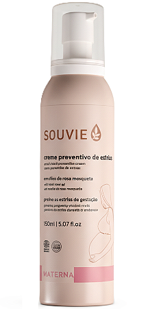 Souvie Materna Creme Preventivo de Estrias com Óleo de Rosa Mosqueta 150ml