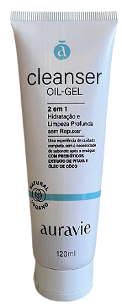 Auravie Cleanser Oil-Gel - Óleo Gel 2 em 1 - Limpeza Facial e Hidratação 120ml