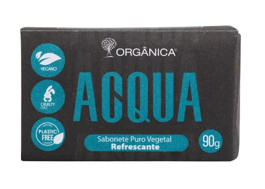 Sabonete em Barra Refrescante Acqua For Men Orgânica Body & Spa 90g