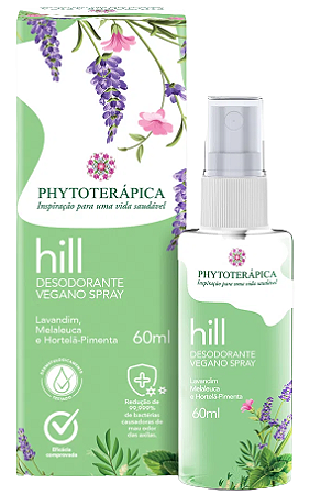 Phytoterápica Desodorante Vegano Spray Hill 60ml