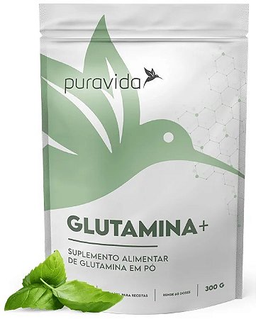Puravida Glutamina Premium - Suplemento Alimentar em Pó 300g