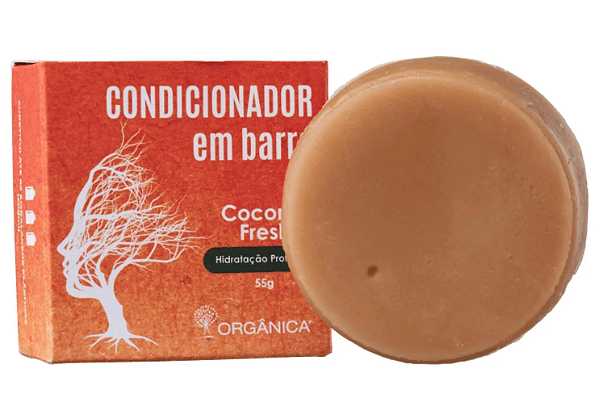 Condicionador em Barra Hidratação Profunda Coconut Fresh - Orgânica Body & Spa 55g