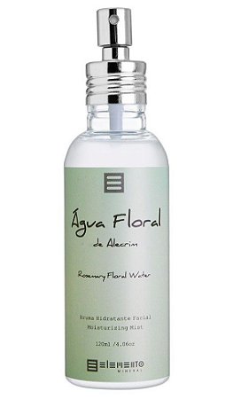 Elemento Mineral Água Floral de Alecrim - Bruma Hidratante Facial 120ml