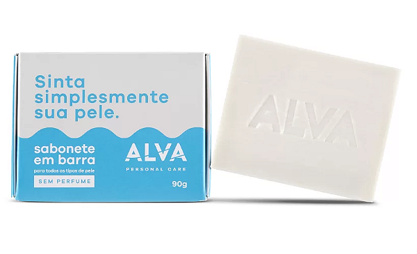 Alva Sabonete em Barra Sem Perfume 90g