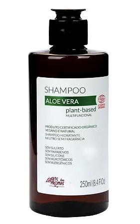 Arte dos Aromas Shampoo Neutro Sem Perfume Orgânico 250ml