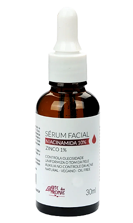 Arte dos Aromas Sérum Facial Niacinamida 10% e Zinco 1% 30ml