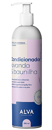 Alva Condicionador Lavanda e Baunilha - Cabelos Normais a Secos 250ml