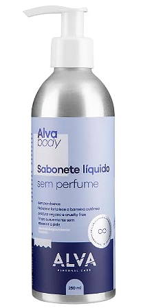 Alva Sabonete Líquido Sem Perfume 250ml