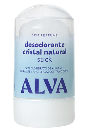 Alva Desodorante Stick Cristal em Bastão