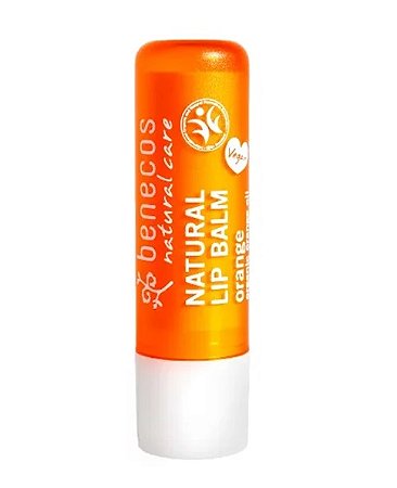 Benecos Bálsamo Labial Lip Balm Natural e Orgânico Orange (Laranja) 4,7g