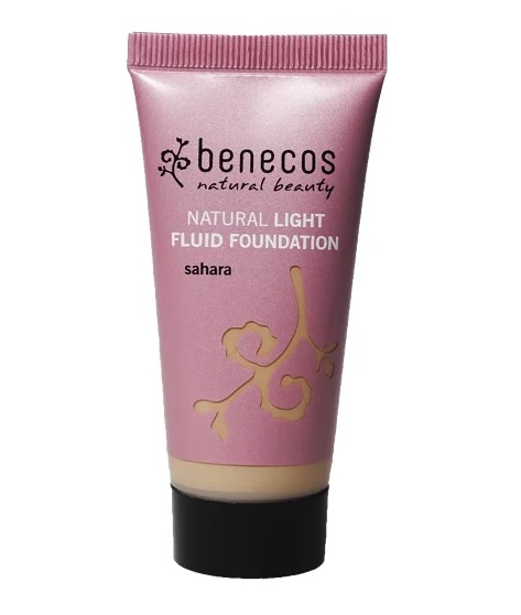 Benecos Base Fluida Natural Light Fluid Foundation - Sahara 30ml