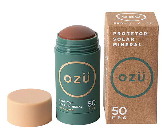 OZÜ Protetor Solar Facial Mineral FPS 50 UVA/UVB - Cor 4 IO 29g