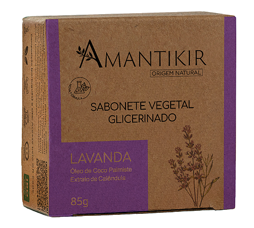 Amantikir Sabonete Vegetal Glicerinado Lavanda 85g