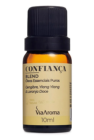 Via Aroma Blend de Óleos Essenciais Confiança 10ml