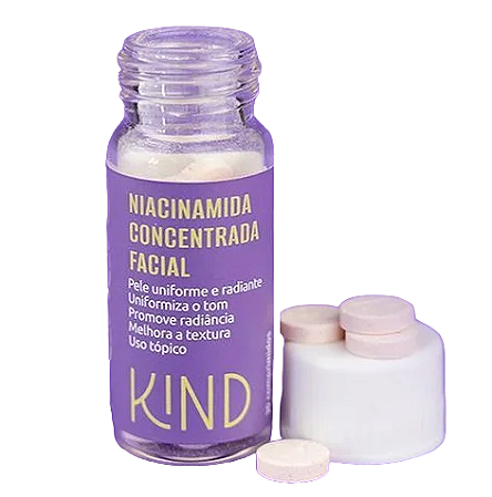 Kind Niacinamida Concentrada Facial - 30 Comprimidos