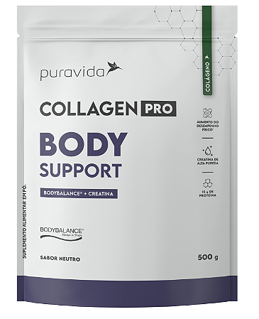 Puravida Collagen Pro Body Support - Suplemento em Pó Sabor Neutro 500g