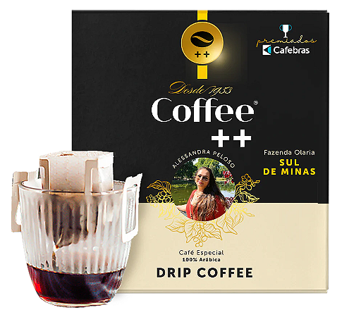 Coffee++ Café Especial Mundo Novo por Alessandra Peloso - Drip 10 sachês
