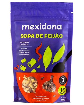 Mexidona Sopa de Feijão 115g