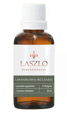 Laszlo Óleo Essencial de Lavanda Fina (Alta Altitude) GT Bulgária 50ml