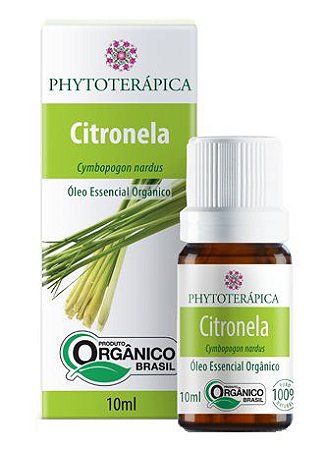 Phytoterápica Óleo Essencial de Citronela Orgânico 10ml