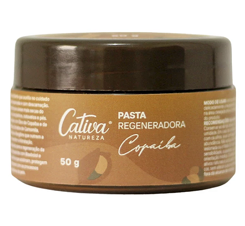 Cativa Natureza Copaíba Pasta Hidratante Regeneradora 50g