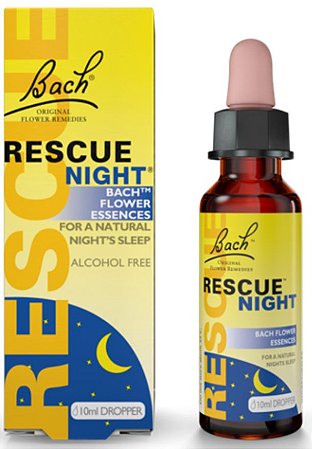 Florais de Bach Rescue Night Gotas Original Sem Álcool 10ml