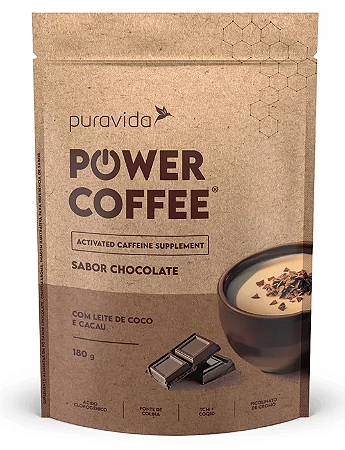 Puravida Power Coffee - Sabor Chocolate 180g
