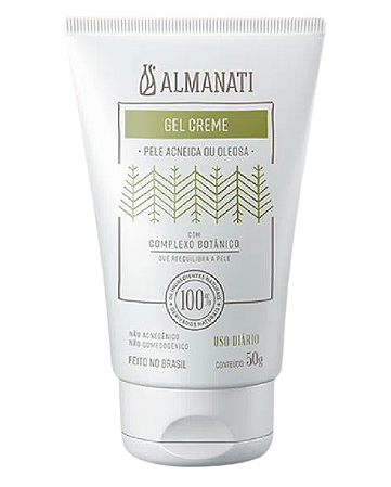 Almanati Gel Creme Hidratante Pele Oleosa e Acneica 50g