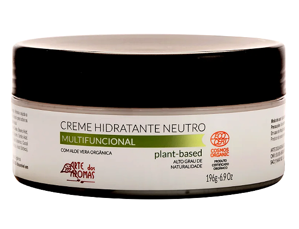 Arte dos Aromas Creme Hidratante Corporal Neutro Orgânico 196g
