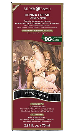 Surya Brasil Henna Creme Preto 70ml