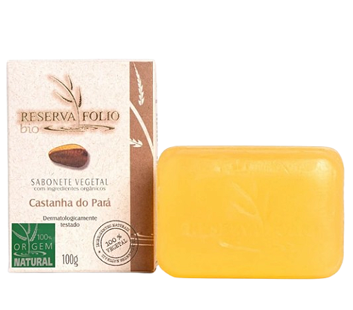 Reserva Folio Sabonete Vegetal Castanha do Pará 100g