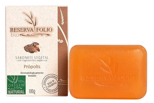 Reserva Folio Sabonete Vegetal Própolis 100g