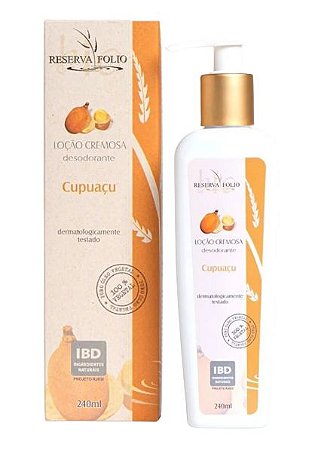 Reserva Folio Loção Hidratante Corporal de Cupuaçu 240ml