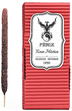 Fênix Incenso Natural Rosa Mística 9 un