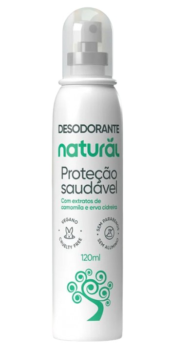 Suavetex Natural Desodorante com Camomila e Erva Cidreira 120ml
