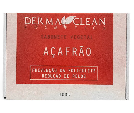Derma Clean Sabonete Vegetal Açafrão 100g