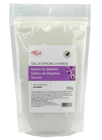 Arte dos Aromas Sal de Epsom com Lavanda 250g