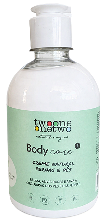 Twoone Onetwo Creme Natural Pernas e Pés Alecrim e Hortelã 250g