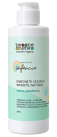 Twoone Onetwo Sabonete Líquido Infantil Hipoalergênico 250g